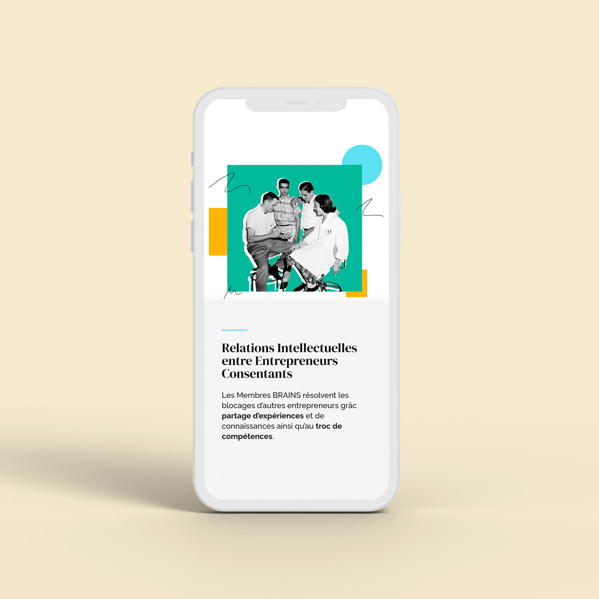 mockup-site-bwb-mobile Mockup du site web de Brains with Benefits, version mobile