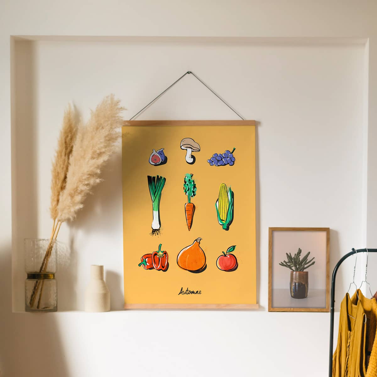 poster-automne-savons-de-saison Poster d'illustrations d'automne pour Savons de Saison