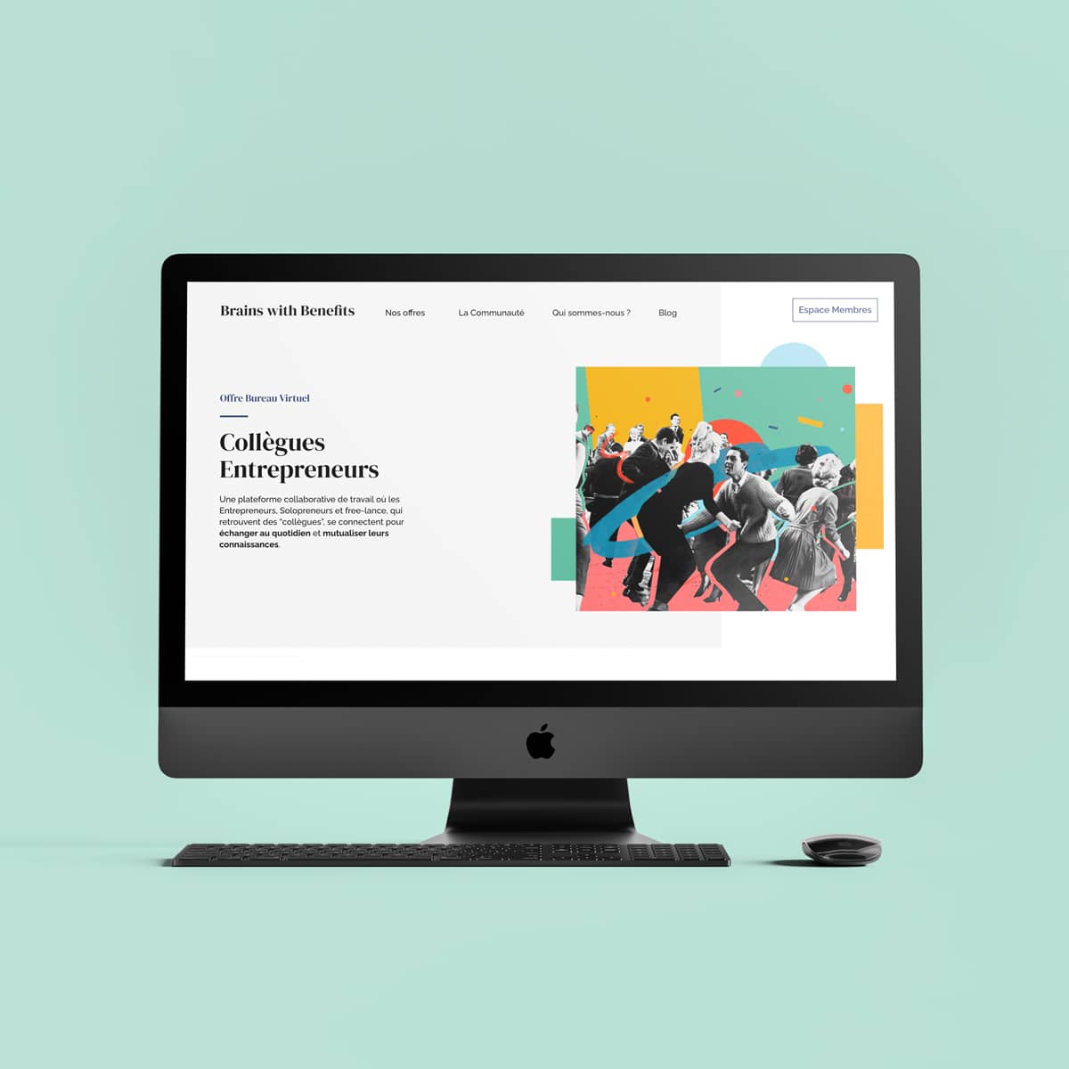 mockup-site-bwb-mac-fond-vert Mockup du site web de Brains with Benefits en version Desktop