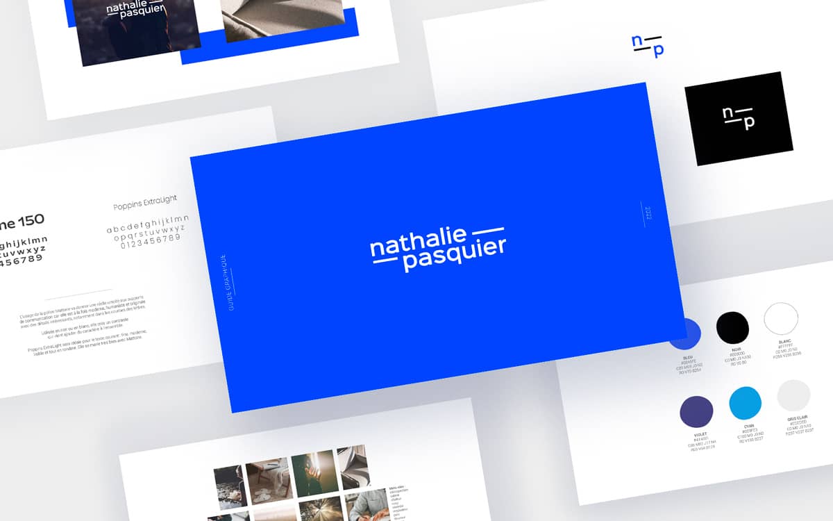 mockup-charte-graphique-nathalie-pasquier extrait de la charte grphique de Nathalie Pasquier